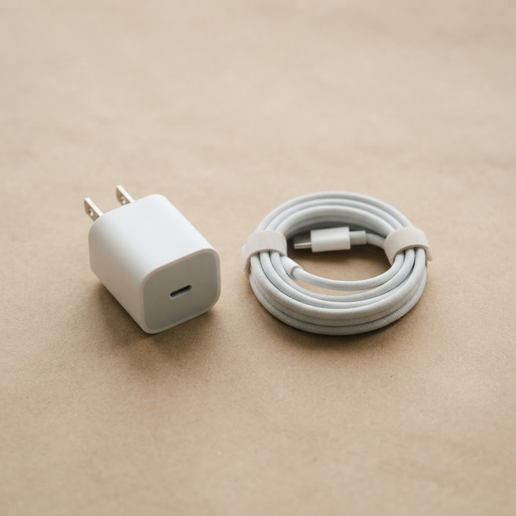 20W fast charger and cable