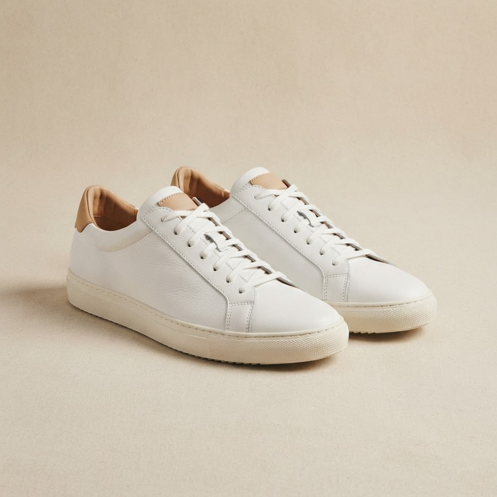 Men's leather sneakers